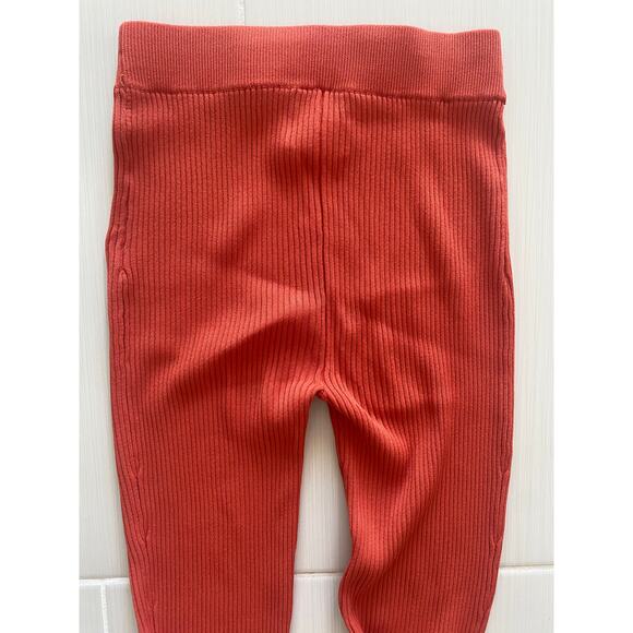 LE ORE RIMINI RIB KNIT FLARED PANTS NWOT SIZE XS - Picture 7 of 9